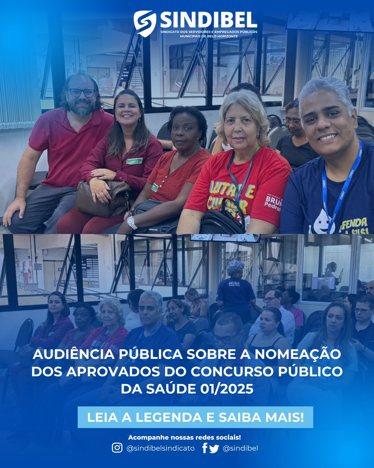 🔵AUDIÊNCIA PÚBLICA SOBRE A NOMEAÇÃO DOS APROVADOS DO CONCURSO PÚBLICO DA SAÚDE 01/2025